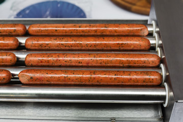 Professional equipment for hot dog preparation