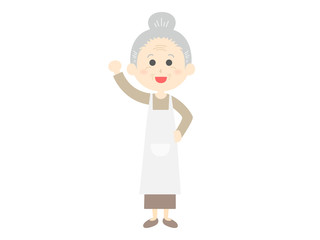 おばあちゃんのイラスト