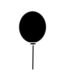 balloon icon over white background. vector illustration