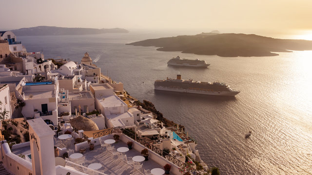 Ausblick von Santorini 