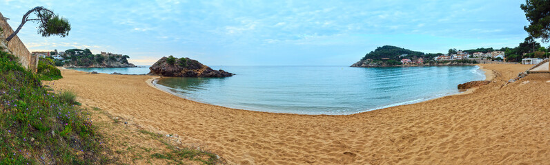 Summer La Fosca beach, Palamos, Spain.