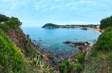 Summer La Fosca beach, Palamos, Spain.