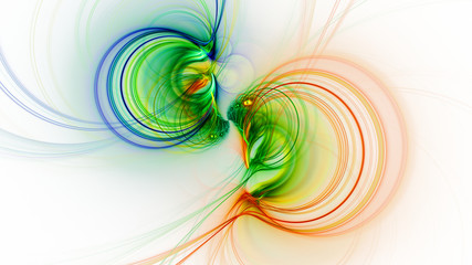 Abstract fractal illustration for creative design