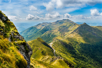 View of Puy Mary, Auvergne, France