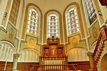 Sankt Petri kyrka, Malmö, Sweden - obrazy, fototapety, plakaty