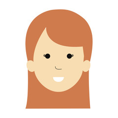 young woman avatar character vector illustration design