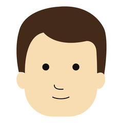 young man avatar character vector illustration design