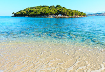 Naklejka premium Ksamil beach, Albania.
