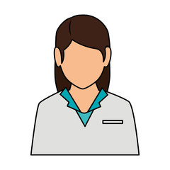 doctor avatar character icon vector illustration design