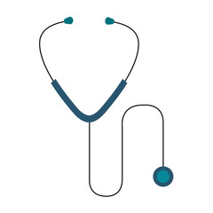 stethoscope medical isolated icon vector illustration design