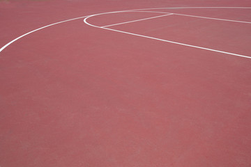 Basketball court lines