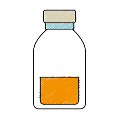 medicine bottle isolated icon vector illustration design