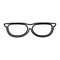 eye glasses isolated icon vector illustration design