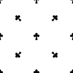 Seamless pattern with trefoils