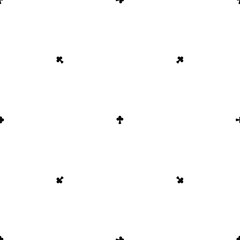 Seamless pattern with trefoils