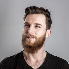 Obraz premium Happy dreaming young man
