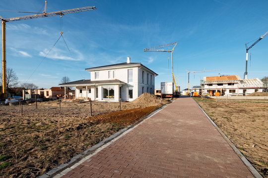 baustelle neubaugebiet