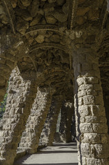Parc Guell, in Barcelona Spain