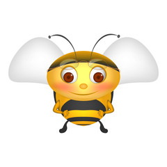 Fototapeta premium Bee in glasses