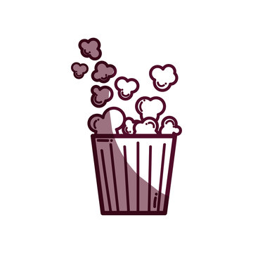 recommend clip art: silhouette popcorn food in the cinema movie eat