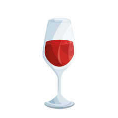 Wine glass cup icon vector illustration graphic design