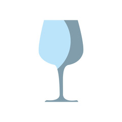 Wine glass cup icon vector illustration graphic design