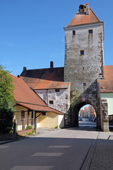 Fototapeta na wymiar Oberer Turm in Freystadt