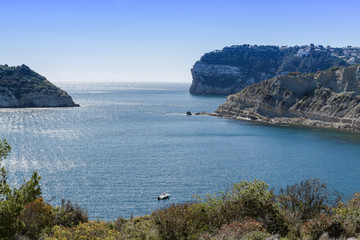 Seascape on the coast of Javea. Alicante