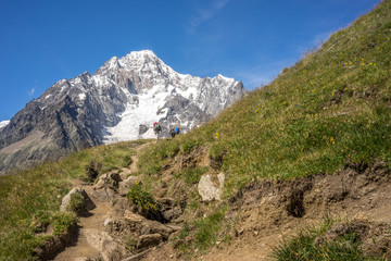 Taken on the Tour du Mont Blanc Trek that takes hikers through France, Switzerland, and Italy