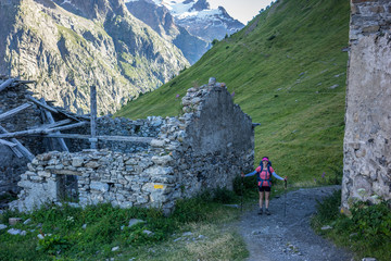 Taken on the Tour du Mont Blanc Trek that takes hikers through France, Switzerland, and Italy