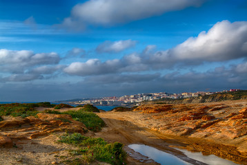 St. Julians Beach in Ericeira Portugal.