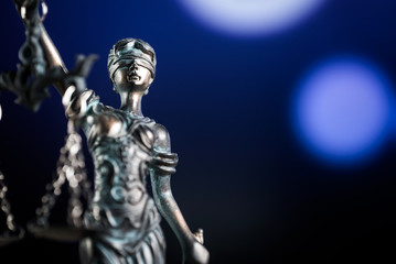 law concept on wooden desk, mallet of the judge, justice scale,, books, 