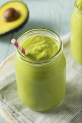 Healthy Homemade Avocado Smoothie