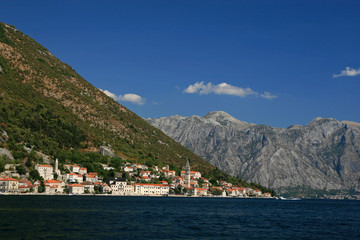 Fototapeta premium Perast, Bay of Kotor, Montenegro