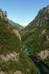 Fototapeta na wymiar Canyon of Tara River, Montenegro