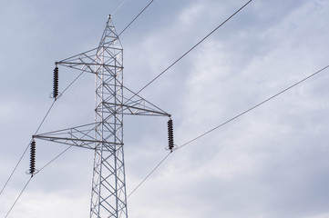 Obraz premium Power line detail