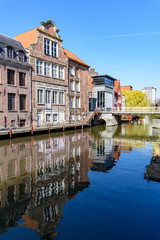 Fluss Leie in Gent