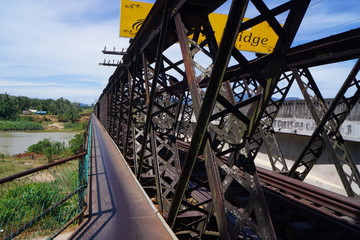 Fototapeta premium historic Victoria Bridge,Malaysia