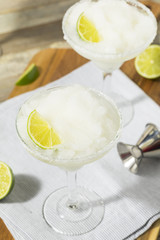 Cold Refreshing Lime Frozen Margarita