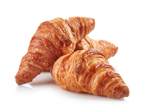 freshly baked croissants