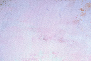 stained white blank watercolor paper sheet background or texture