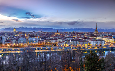 Torino alla sera