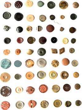 Mixed Collection of Buttons Vectors
