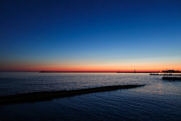 Obraz premium Sunset on the sea