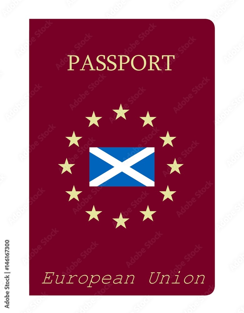 Poster Passeport européen de l'Ecosse