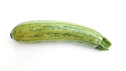 Zucchini on white