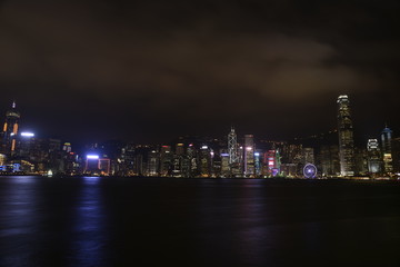 Fototapeta na wymiar Hong Kong Skyline 