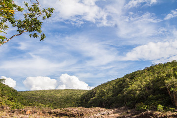 Fototapeta premium Encontro das Aguas in Chapada dos Veadeiros