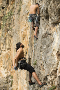 Two climbers