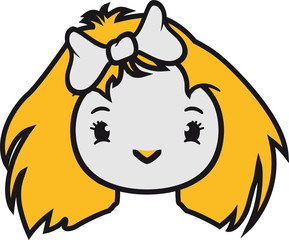 mädchen gesicht hübsch vogel küken girl frau weiblich haare schön